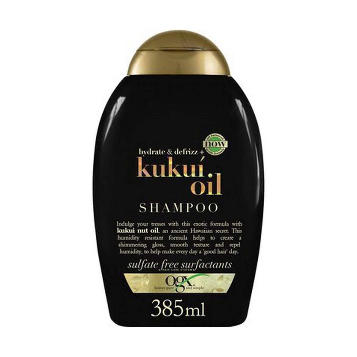 Antikrus shampoo OGX Kukui olie (385 ml)