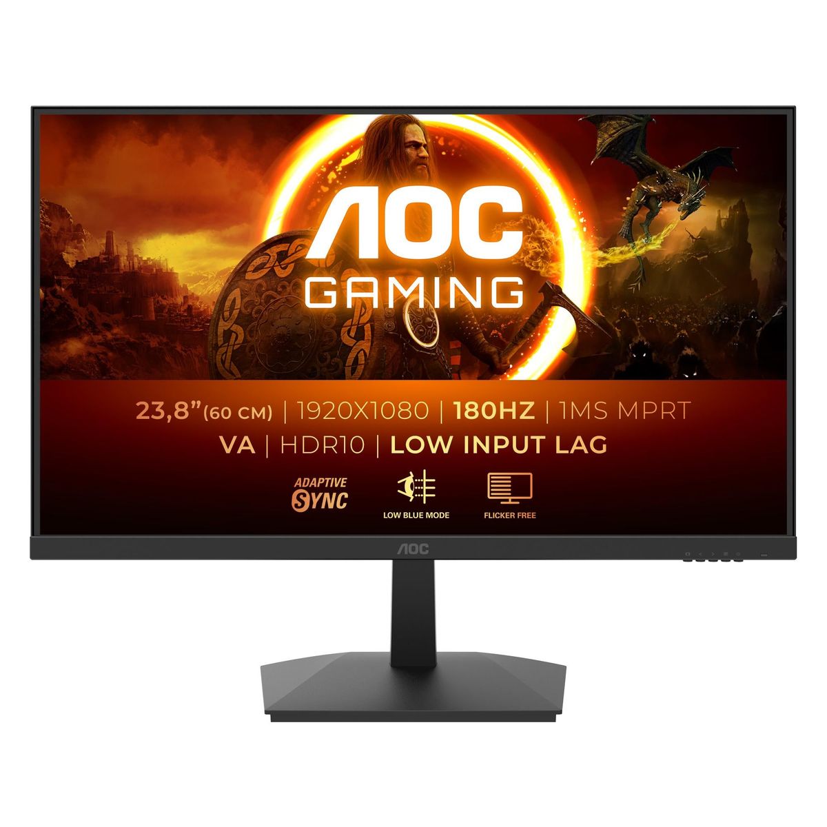 AOC Gaming 24G15N2 24" FHD Skærm - 180Hz