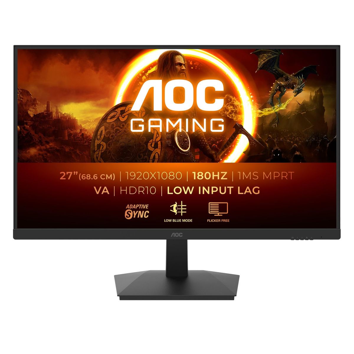 AOC Gaming 27G15N2 27" FHD Skærm - 180Hz