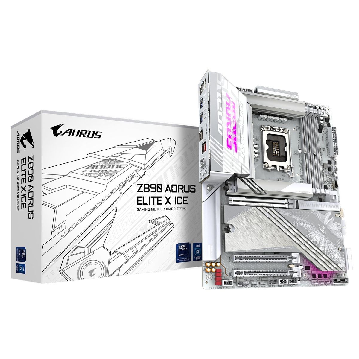 AORUS Z890 ELITE X ICE ATX LGA1851 sokkel Intel Z890