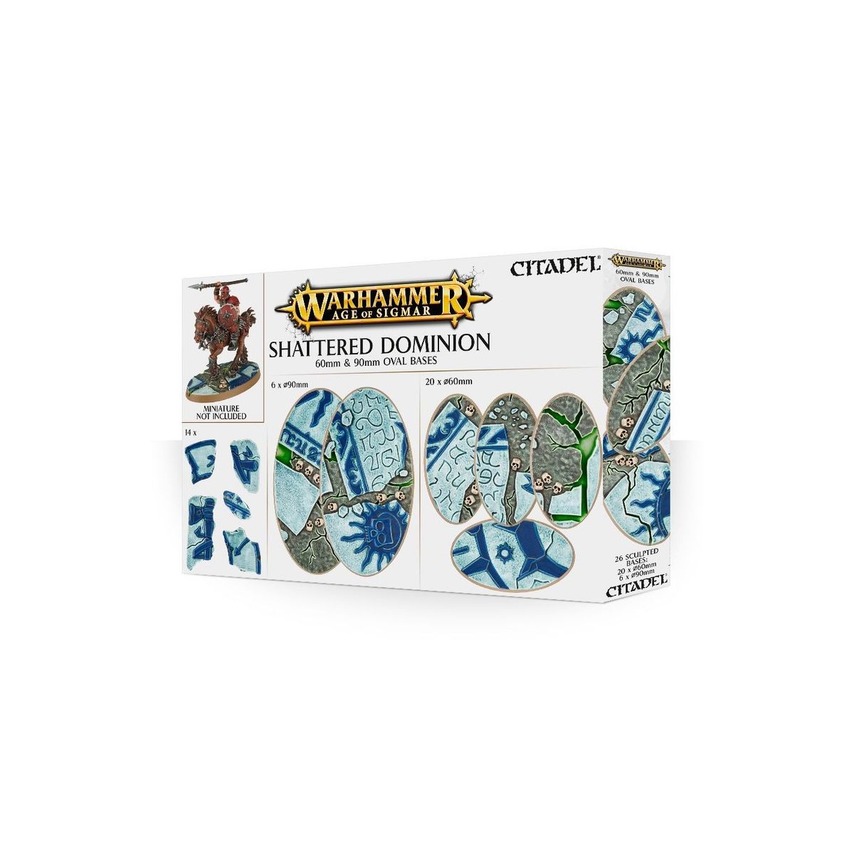 AOS Shattered dominion - 26 Oval bases - Warhammer - Citadel - Games Workshop