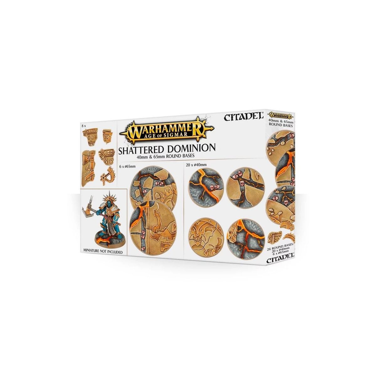 AOS Shattered dominion - 26 Round bases - Warhammer - Citadel - Games Workshop