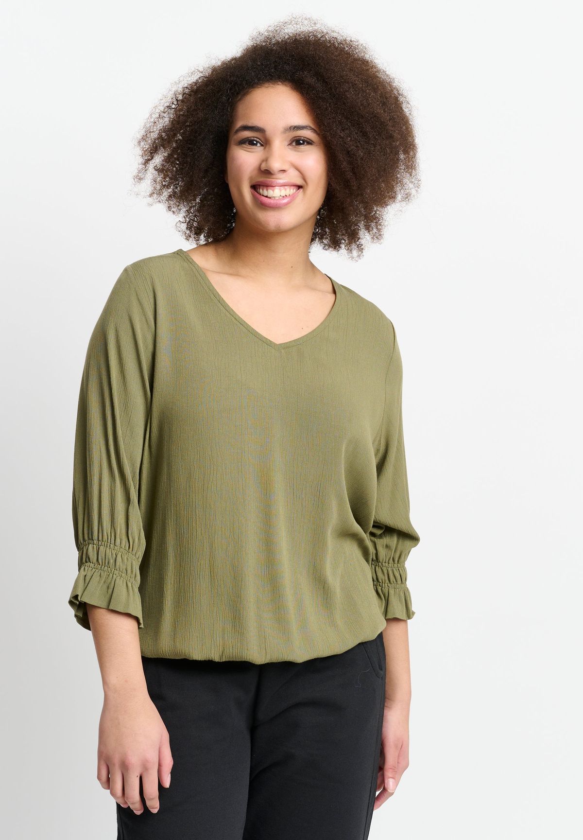 Apirvine - Dusty Olive - Bluse - S/42-44