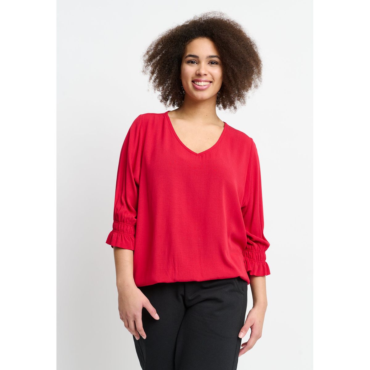 Apirvine - Warm Red - Bluse - Xl/54-56