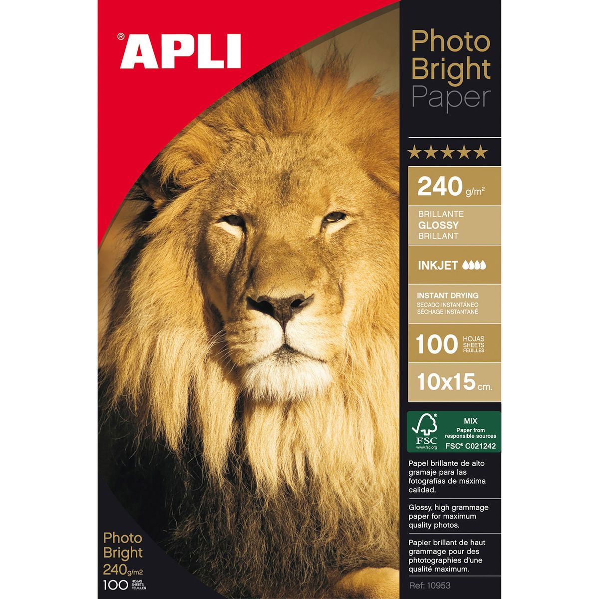 Apli Prof. Photo Bright fotopapir hvid 240 g