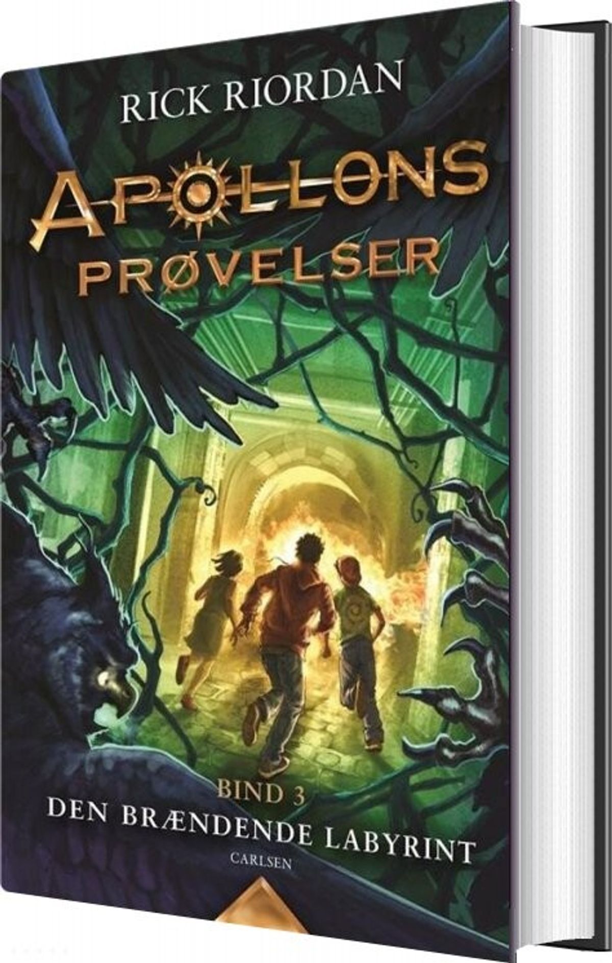 Apollons Prøvelser 3: Den Brændende Labyrint - Rick Riordan - Bog