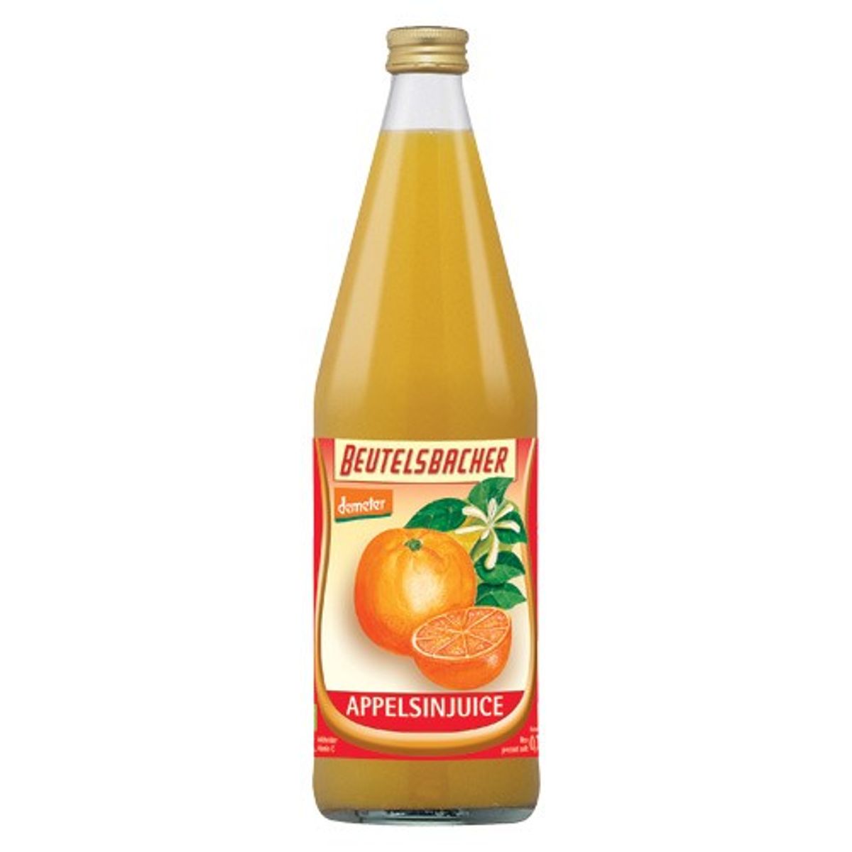 Appelsinjuice Økologisk - 750 ml - Beutelsbacher Demeter