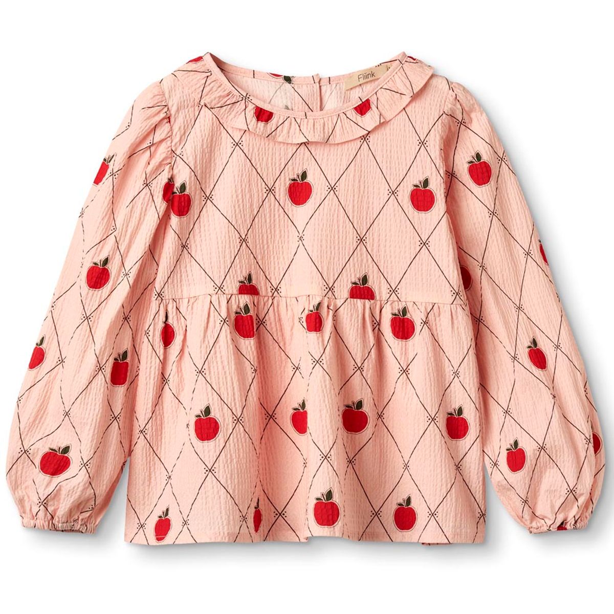 Apple bluse (4 år/104 cm)