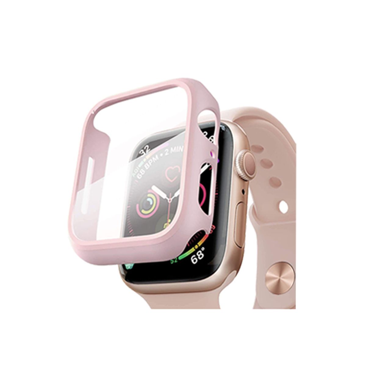 Apple Watch (38/40/41/42/44/45mm) - NX 360° Full Cover - Rose