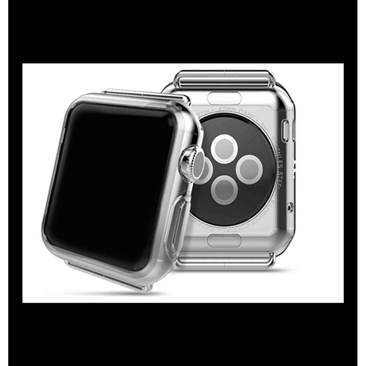 Apple Watch (38/40/42/44mm) - DeLX&trade; 0.3 Silikone Cover - Klar