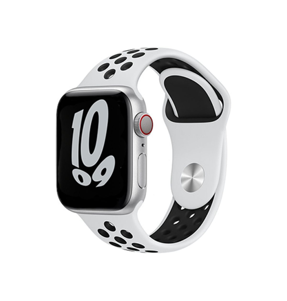 Apple Watch (38/40/SE/41/42mm) - 4Run&trade; Silikone Løbe Sportsrem - Hvid