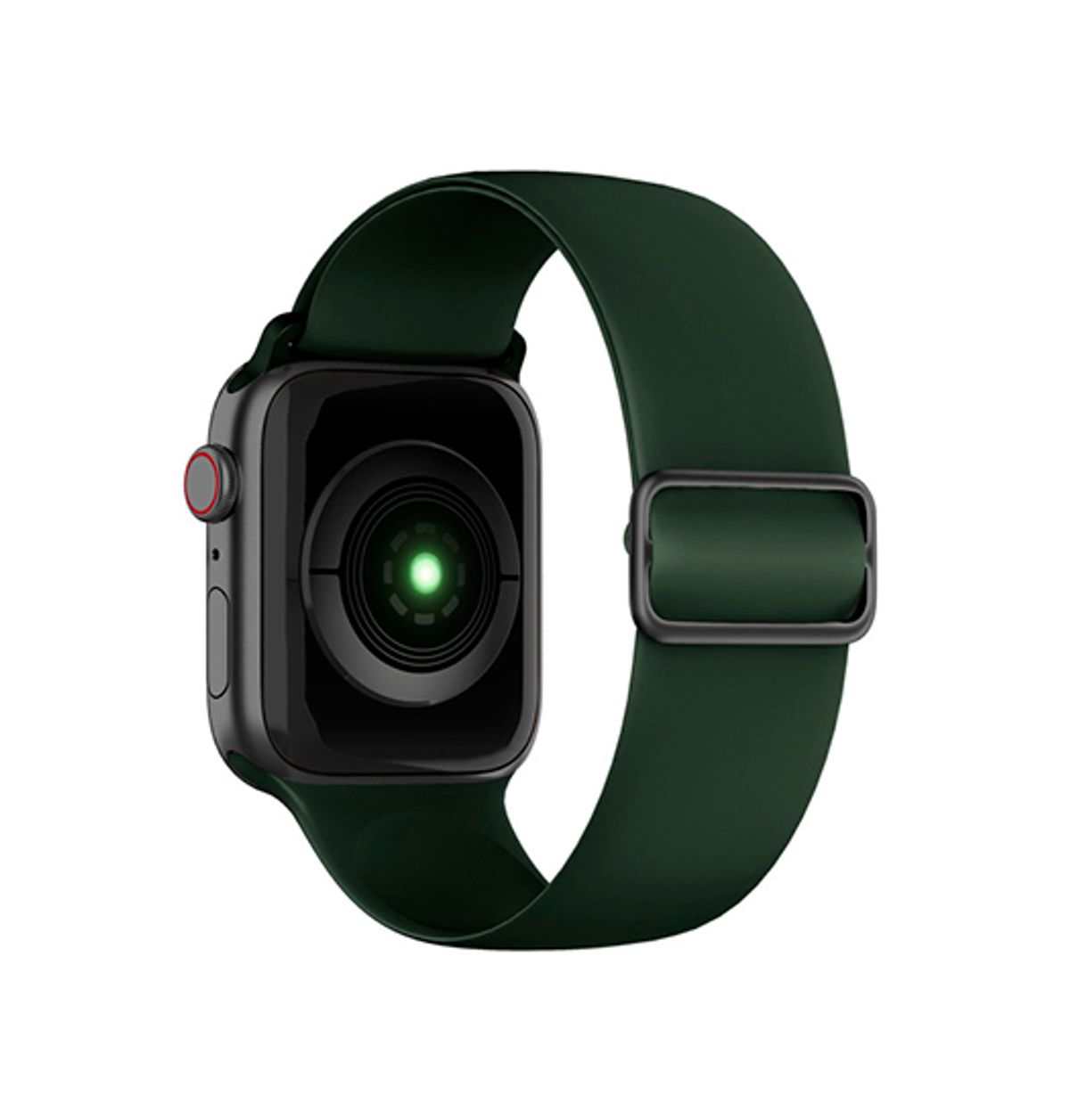 Apple Watch (38/40/SE/41/42mm) - ACTIVE&trade; Silikone Sportsrem - Mørkegrøn