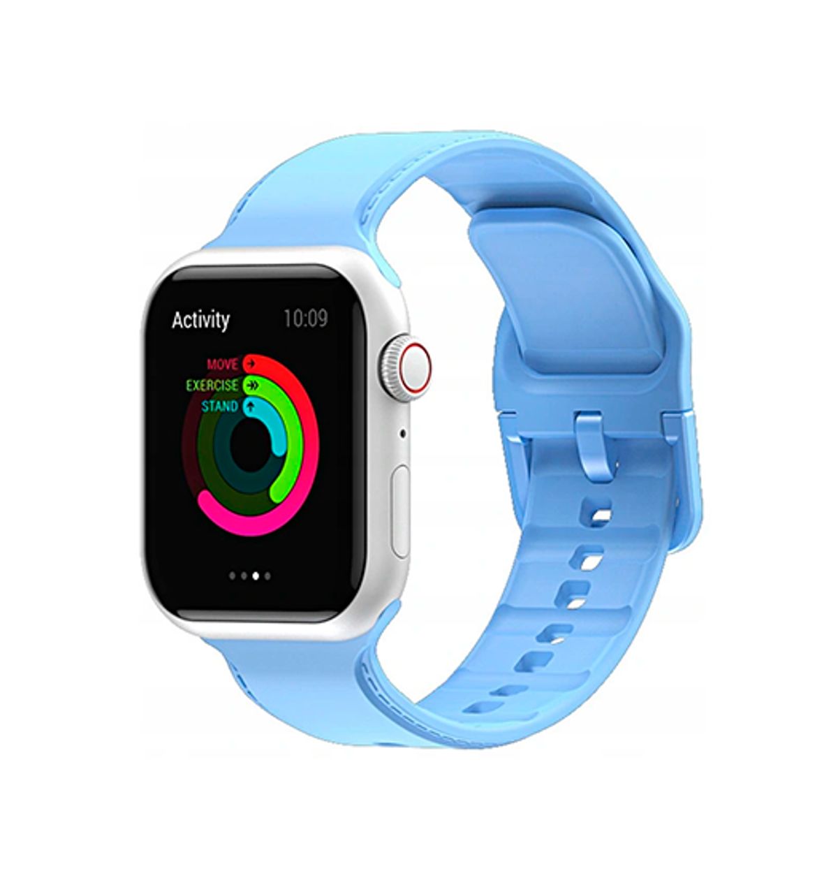 Apple Watch (38/40/SE/41/42mm) - CANDY&trade; Silikone Sportsrem - Blå