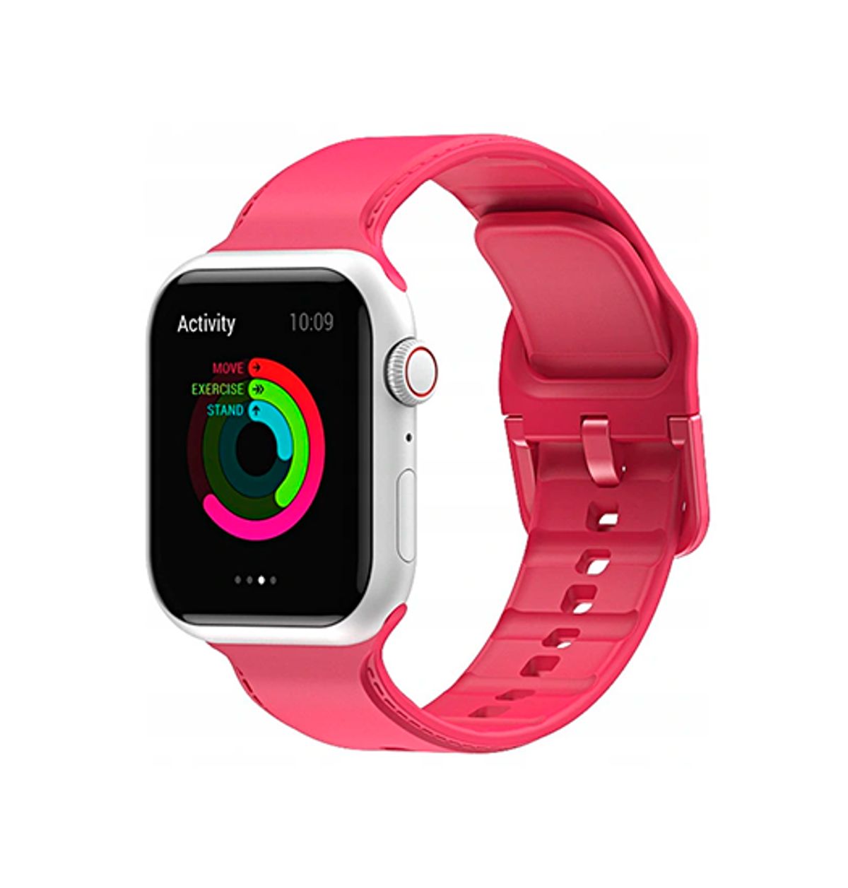 Apple Watch (38/40/SE/41/42mm) - CANDY&trade; Silikone Sportsrem - Rød