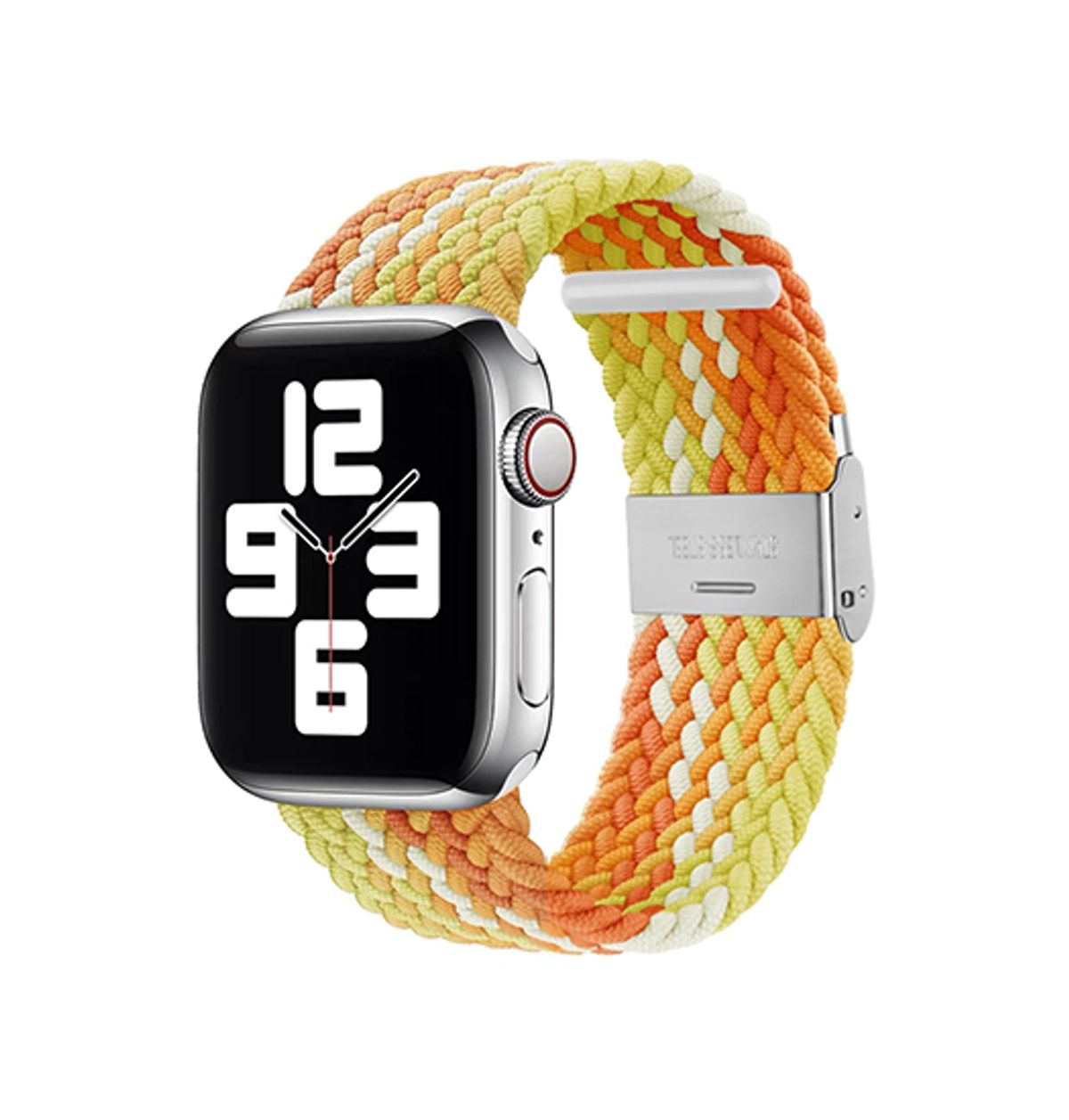 Apple Watch (38/40/SE/41/42mm) - Deluxe&trade; Woven Flettet Loop Rem - Gul