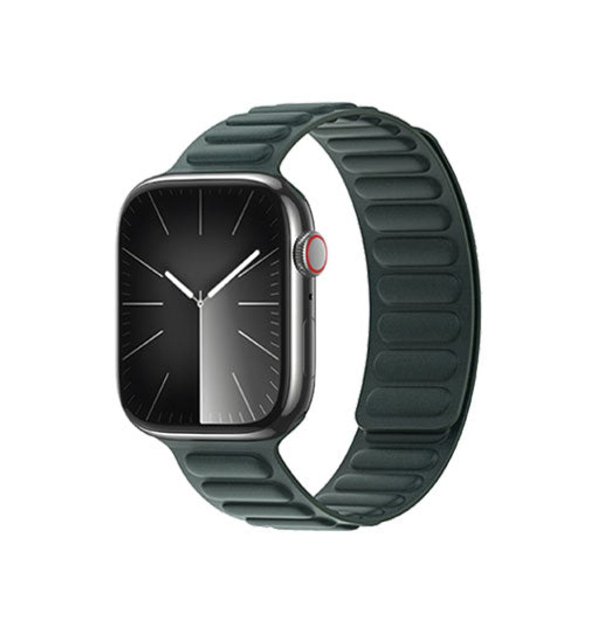 Apple Watch (38/40/SE/41/42mm) - DUX DUCIS® Twill Magnetisk Rem - Evergreen