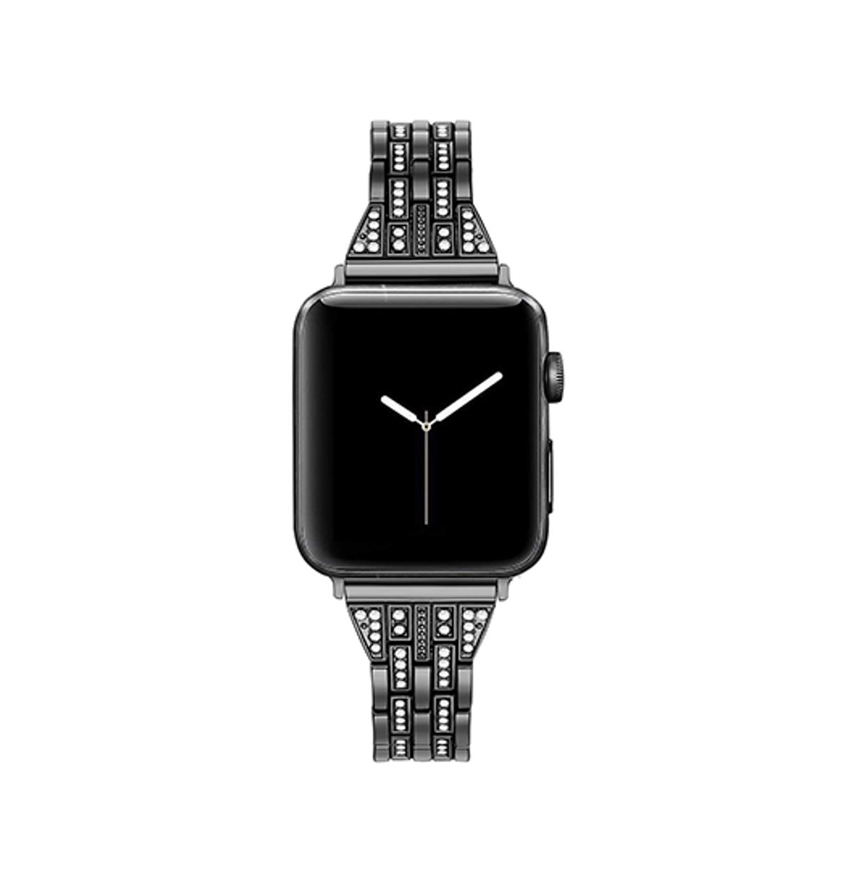 Apple Watch (38/40/SE/41/42mm) - Koh-i-Noor Dame Urlænke - Sort