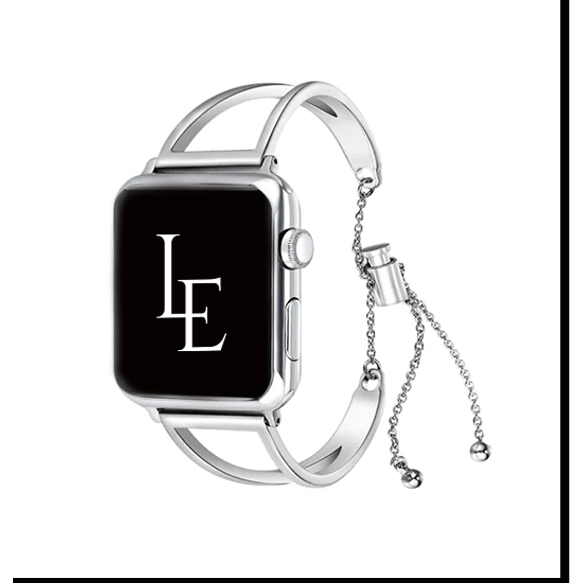 Apple Watch (38/40/SE/41/42mm) - L'Empiri&trade; Dame Stål Rem - Sølv