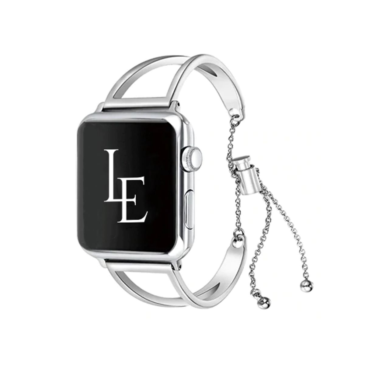 Apple Watch (38/40/SE/41/42mm) - L'Empiri&trade; Dame Stål Rem - Sølv