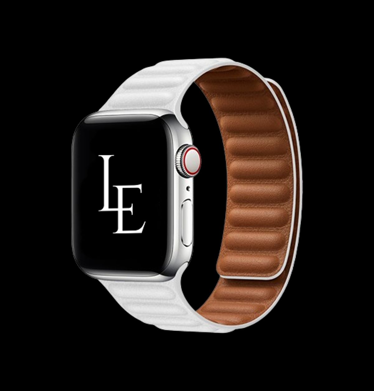 Apple Watch (38/40/SE/41/42mm) - L'Empiri&trade; Magnetisk Læder Rem - Hvid