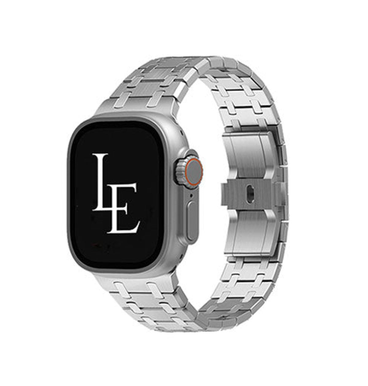 Apple Watch (38/40/SE/41/42mm) - L'Empiri&trade; Nexus Rustfri Stålrem - Sølv