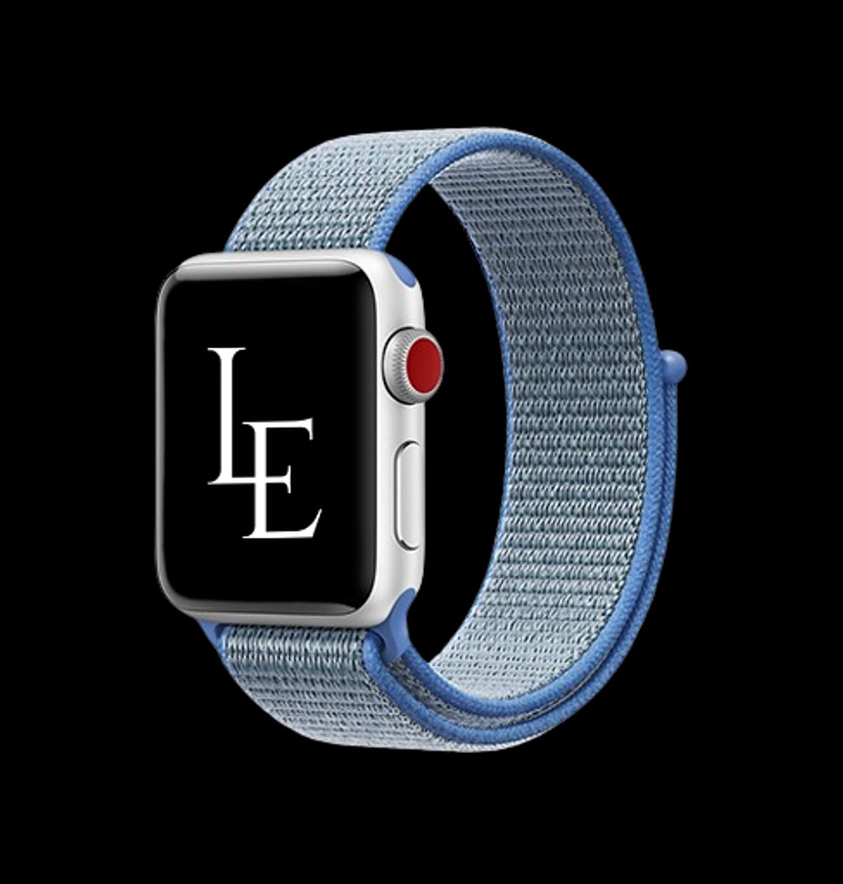 Apple Watch (38/40/SE/41/42mm) - L'Empiri&trade; Nylon Velcro Rem - Blå