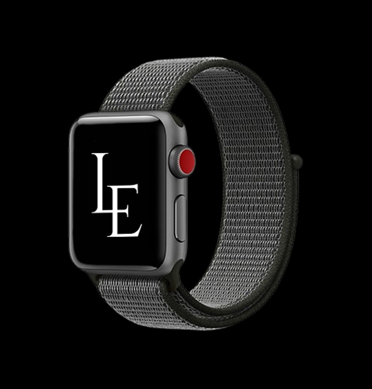 Apple Watch (38/40/SE/41/42mm) - L'Empiri&trade; Nylon Velcro Rem - Oliven