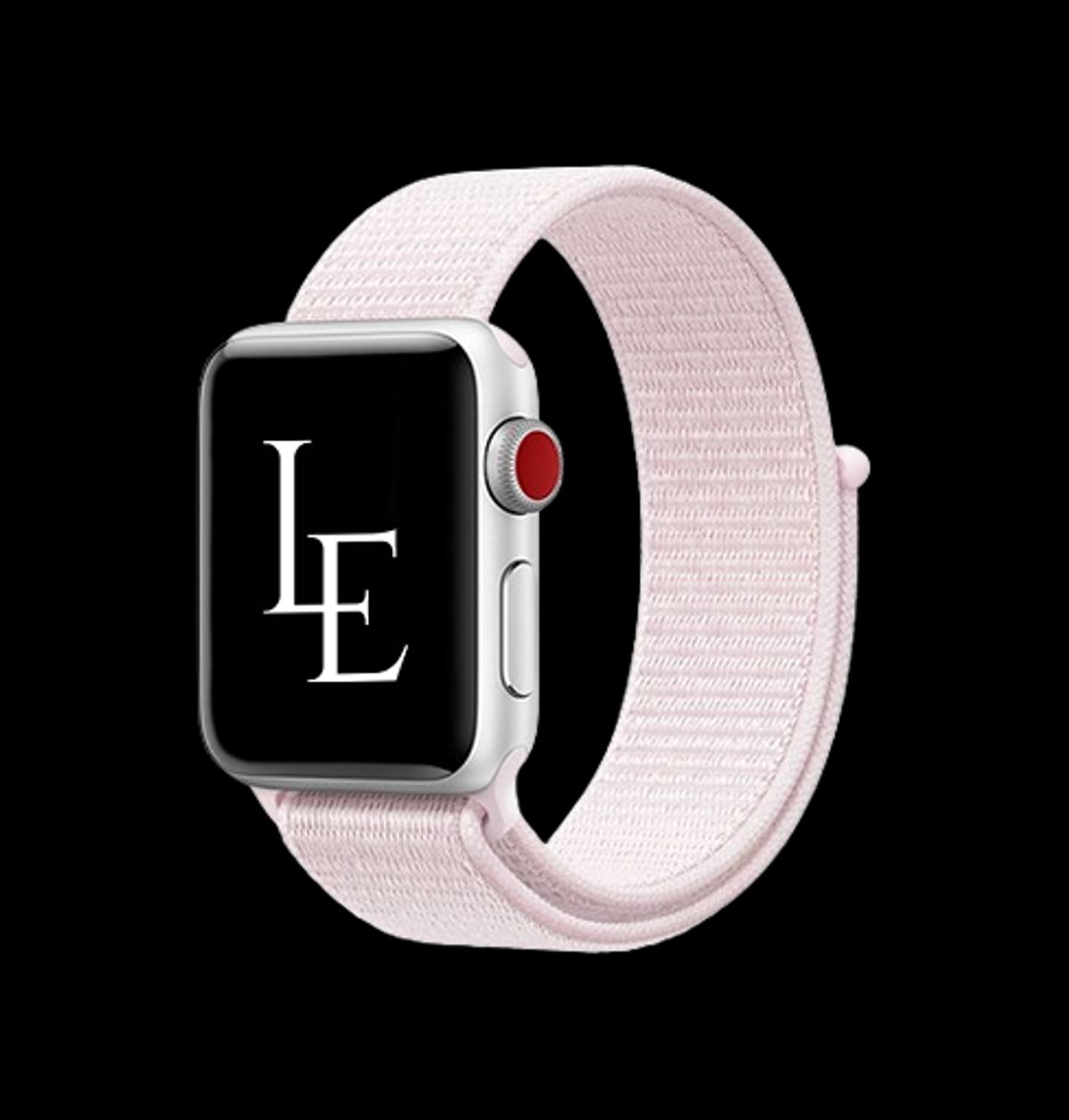 Apple Watch (38/40/SE/41/42mm) - L'Empiri&trade; Nylon Velcro Rem - Pink