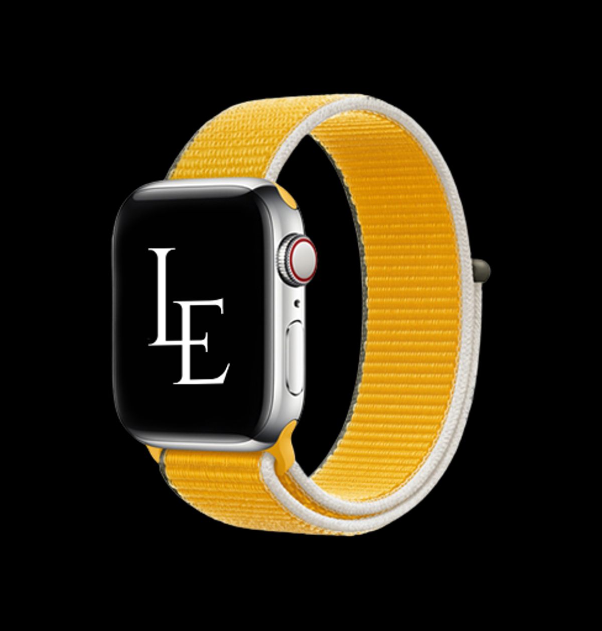 Apple Watch (38/40/SE/41/42mm) - L'Empiri&trade; Sport+ Nylon Velcro Rem - Gul