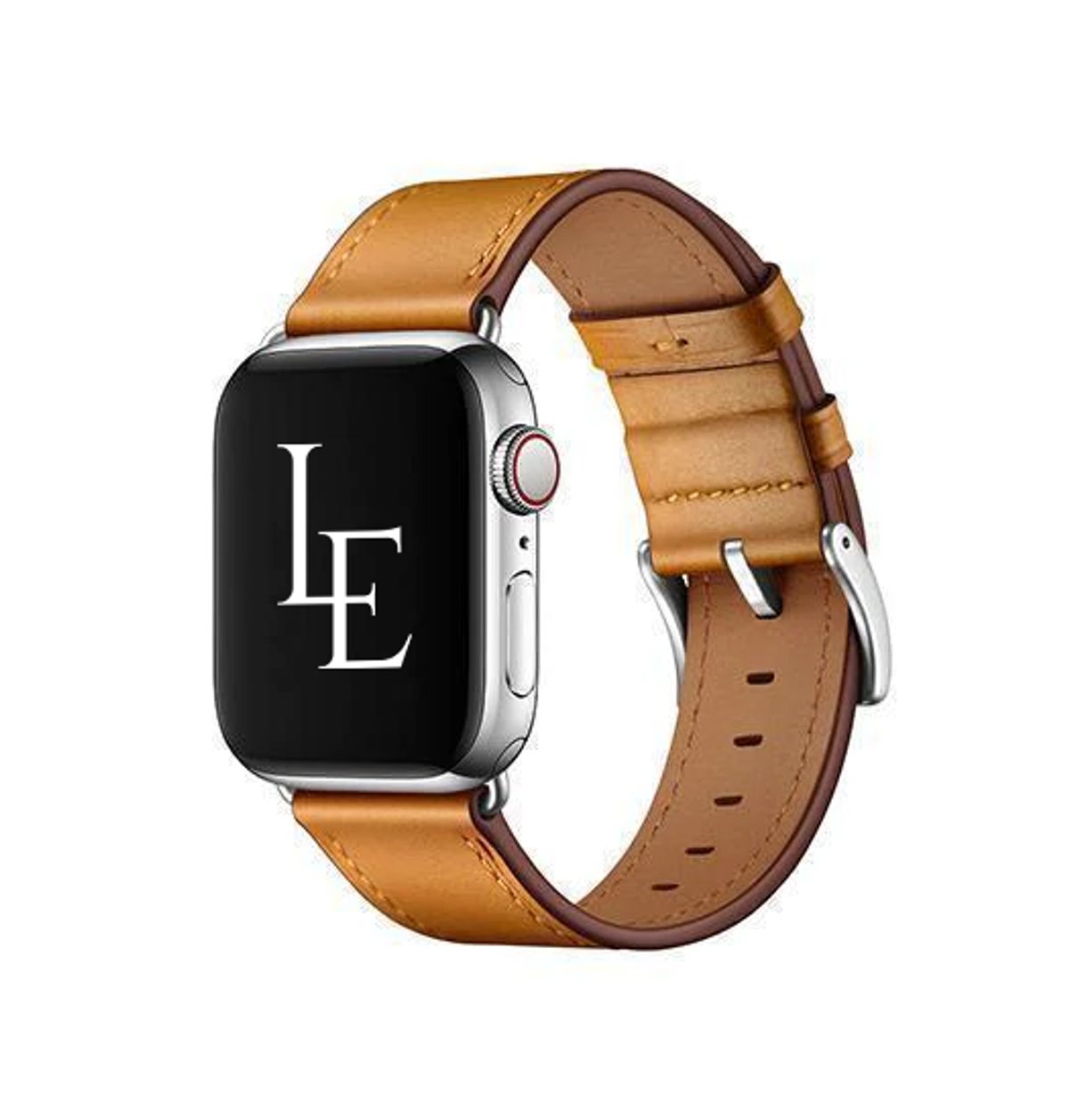 Apple Watch (38/40/SE/41/42mm) - L'Empiri&trade; Verona Ægte Læder Rem - Hellbraun