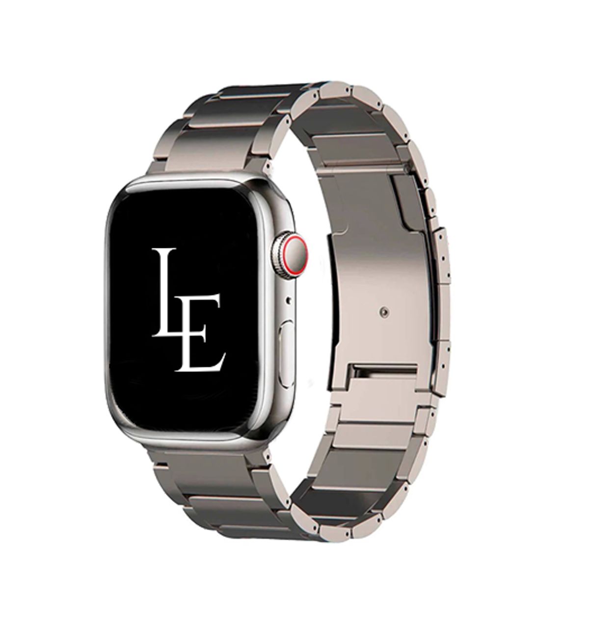 Apple Watch (38/40/SE/41/42mm) - L'Empiri&trade; X37 Ægte Titanium Rem - Natural