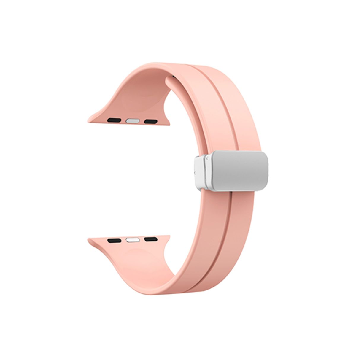 Apple Watch (38/40/SE/41/42mm) - S-Line&trade; Silikone Rem - Pink