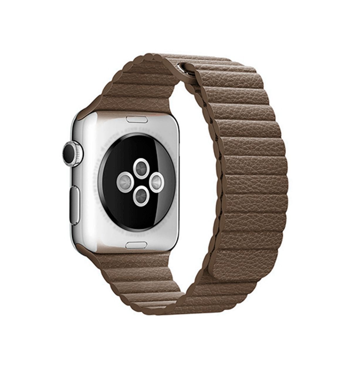 Apple Watch (38/40/SE/41/42mm) - Valence&trade; Loop Læder Rem - Brun