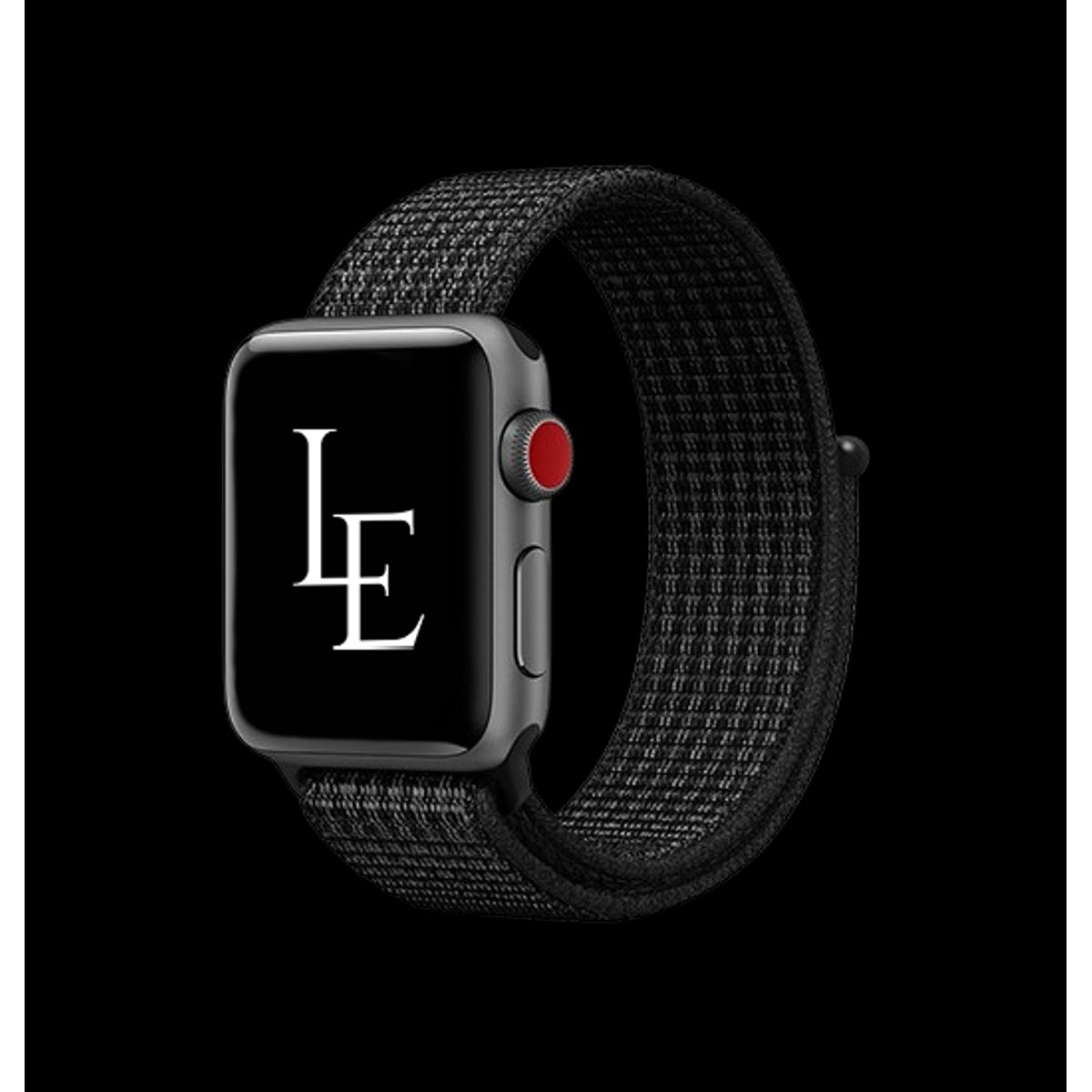 Apple Watch (38-40MM) - Realike Nylon Urrem Armbånd - Sort