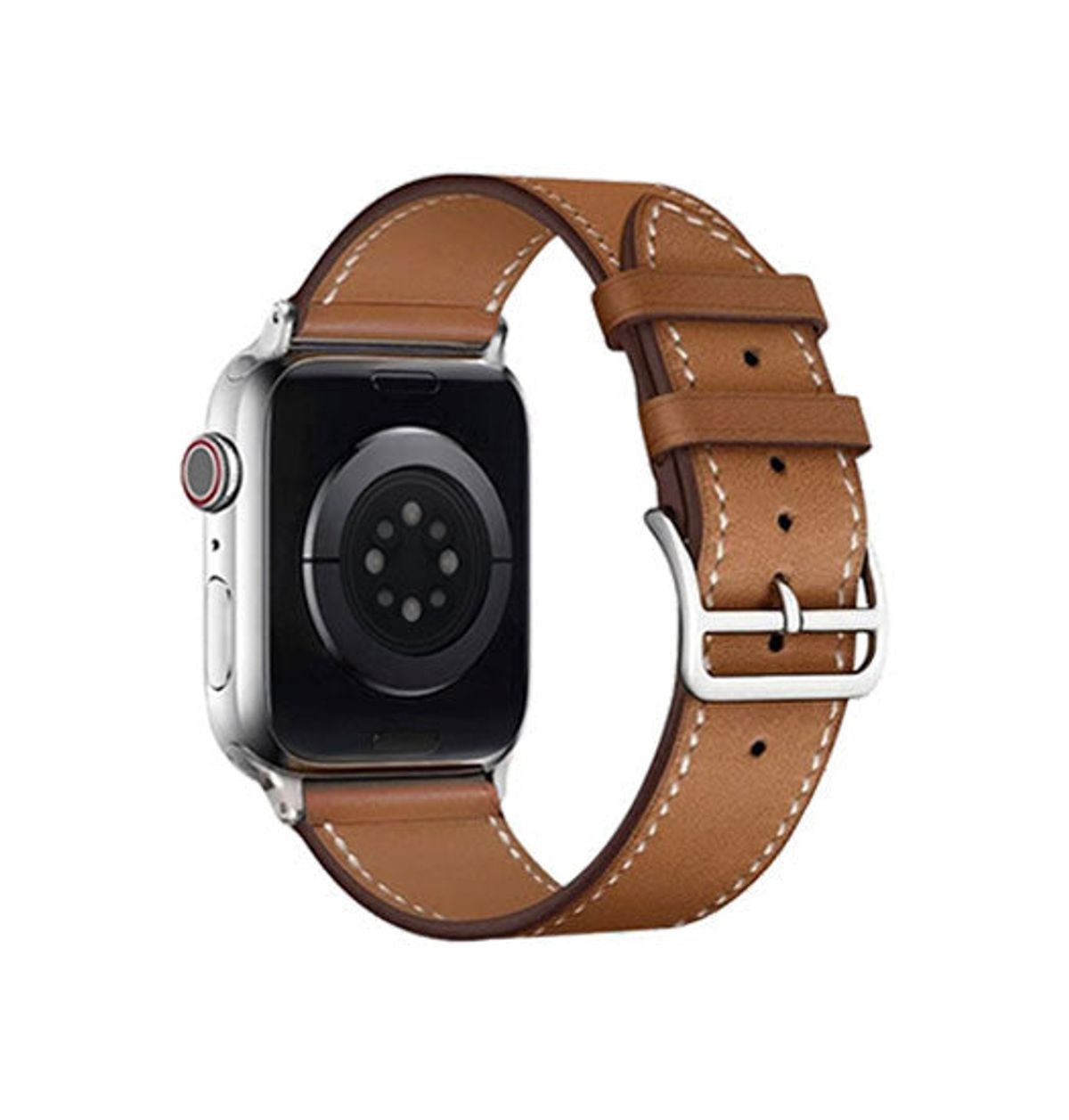 Apple Watch (42/44/SE/45/46/49mm) - IMAK&trade; Exhil Læder Rem - Brun