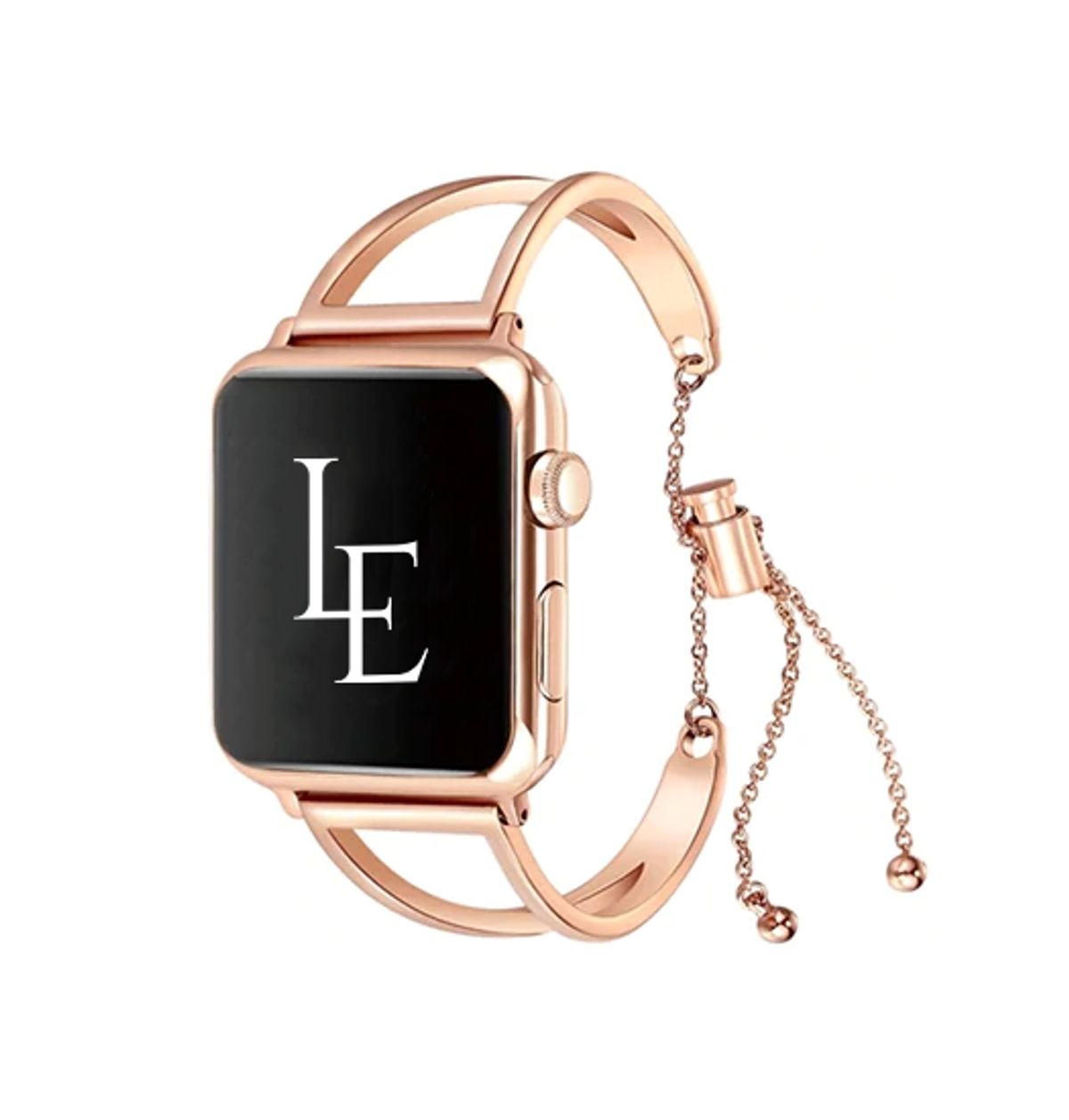 Apple Watch (42/44/SE/45/46/49mm) - L'Empiri&trade; Dame Stål Rem - Roseguld