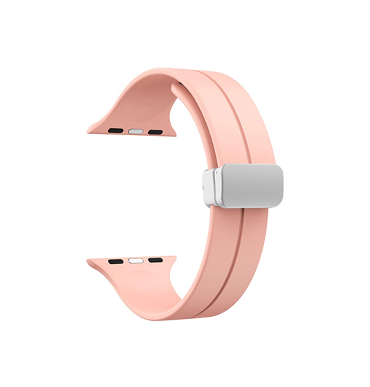 Apple Watch (42/44/SE/45/46/49mm) - S-Line&trade; Silikone Rem - Pink