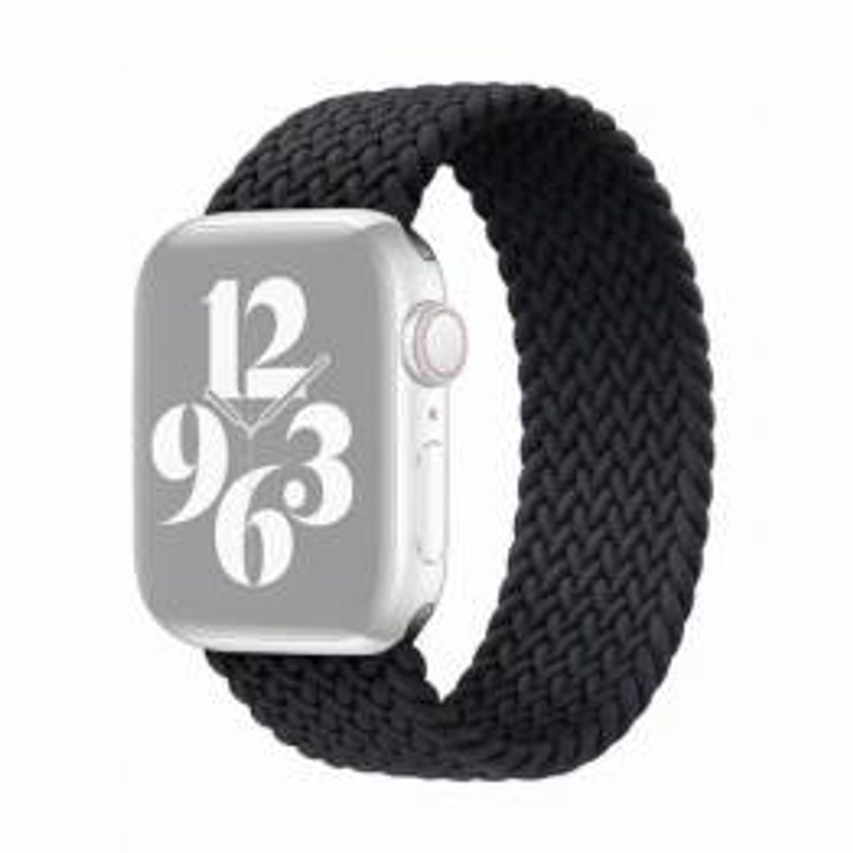 Apple Watch flettet rem 44/45/46/49mm - Small - Sort