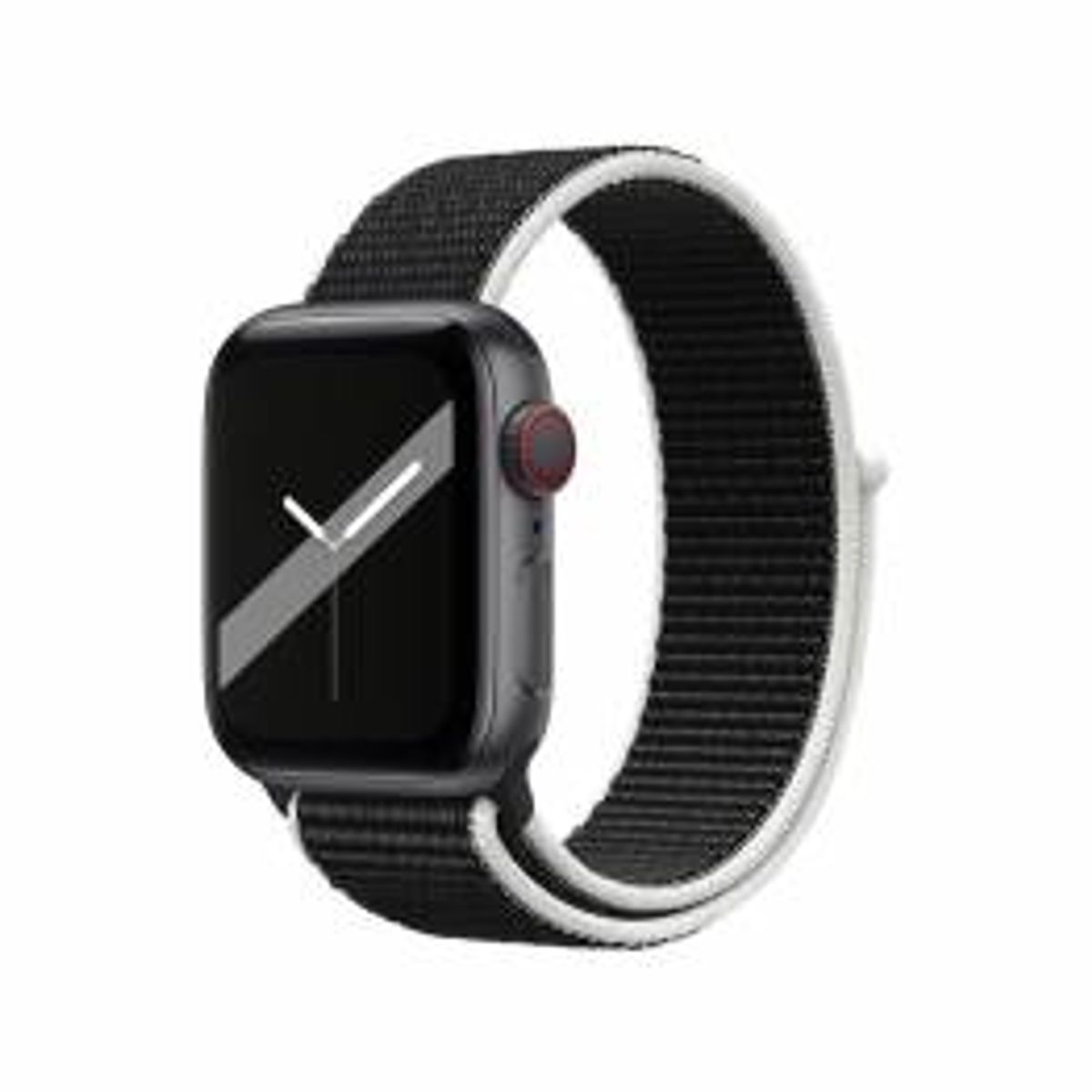 Apple Watch loopback rem 38/40/41/42mm - Sort og hvid