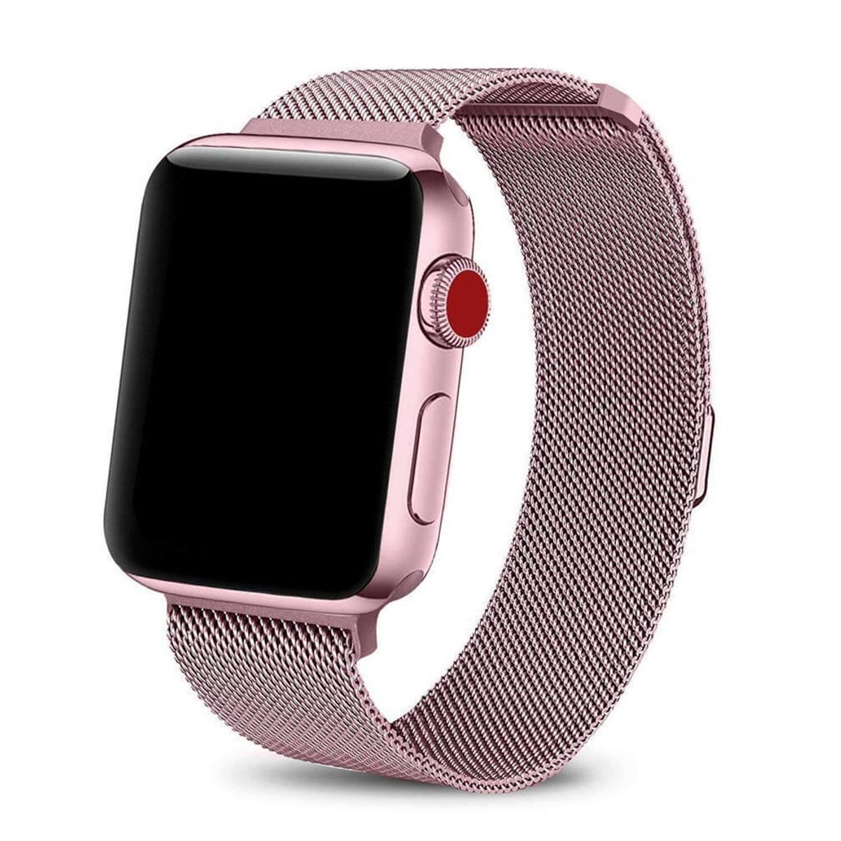 Apple Watch Mesh Rem i Rustfri Stål Rose (38/40 mm) - iHero