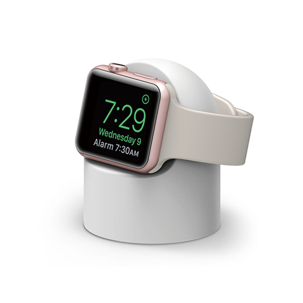 Apple Watch - Night Stand Oplader Stander - Hvid