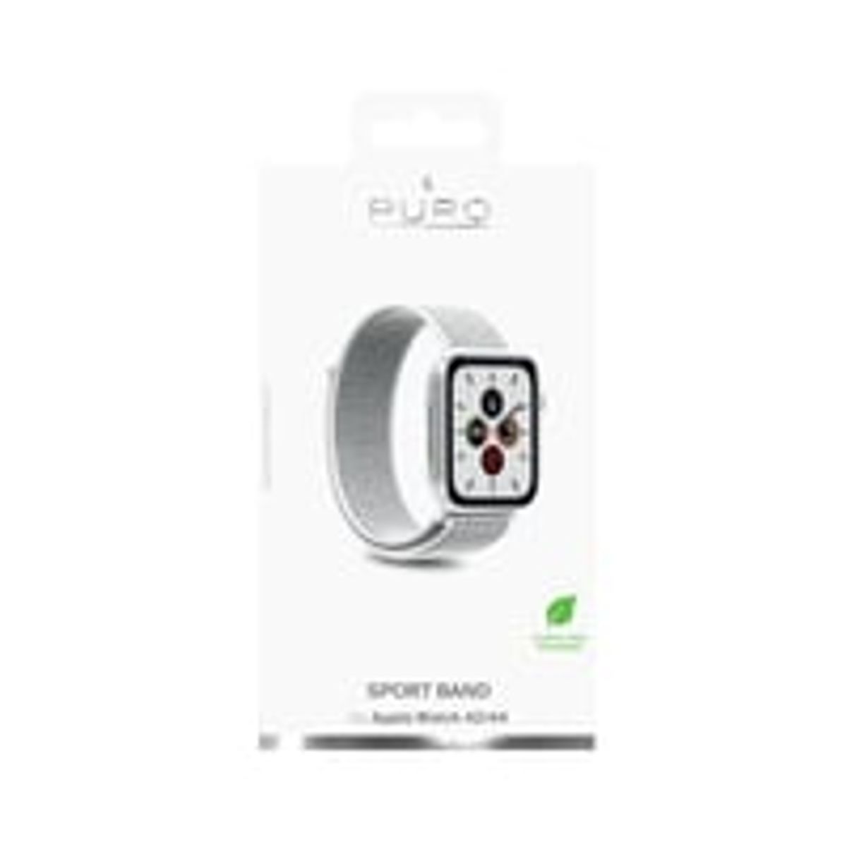 Apple Watch-rem, 42-44 mm, S/M og M/L, nylon, hvid (restsalg)