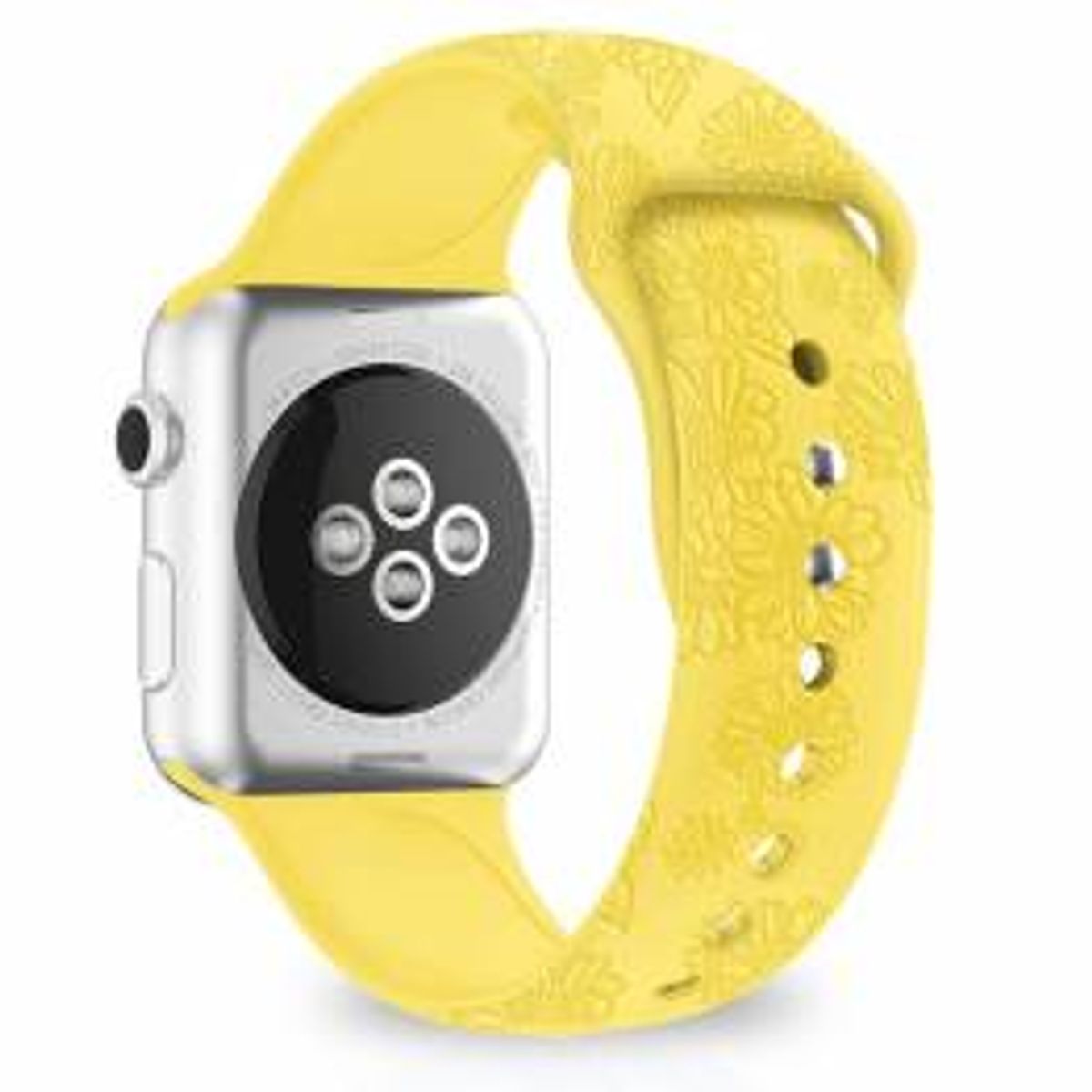 Apple Watch rem i silikone med solsikker 38/40/41/42mm - Gul