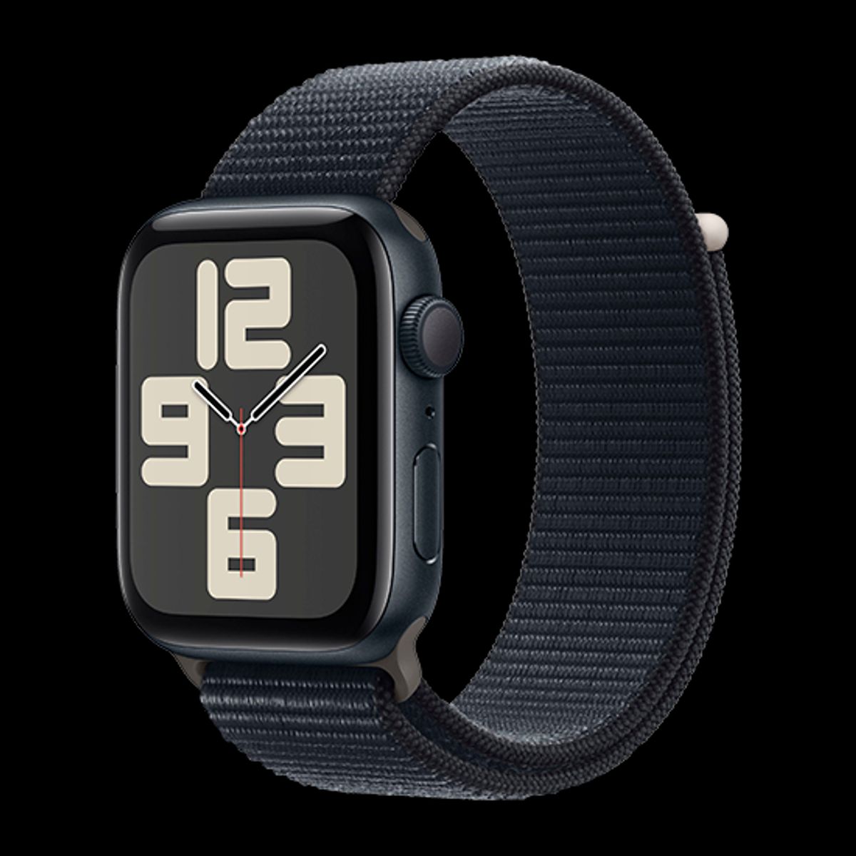 Apple Watch SE (2023) 44mm Alu Case with Sport Loop - Midnight