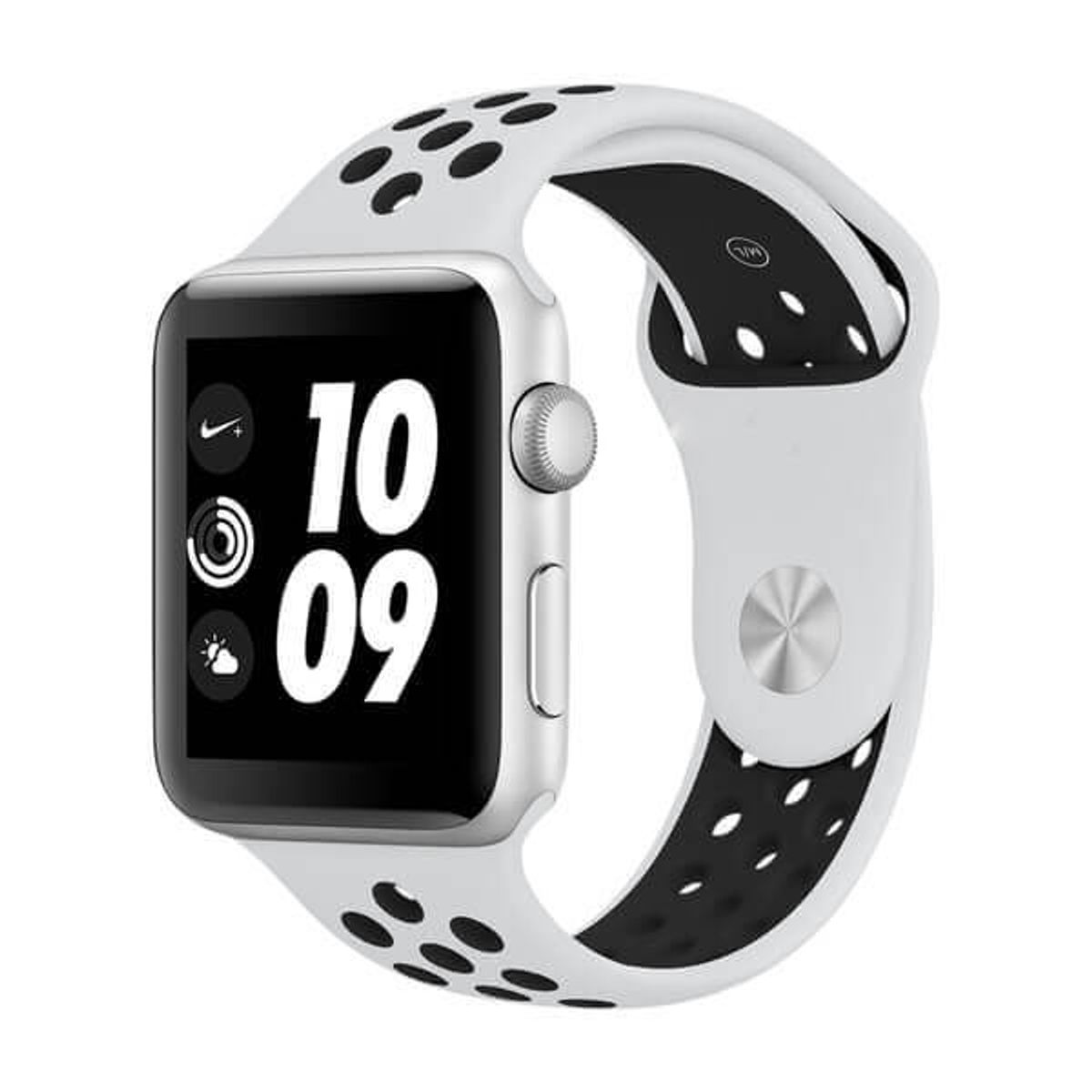 Apple Watch Sports Rem Hvid/Sort (38/40 mm) - iHero