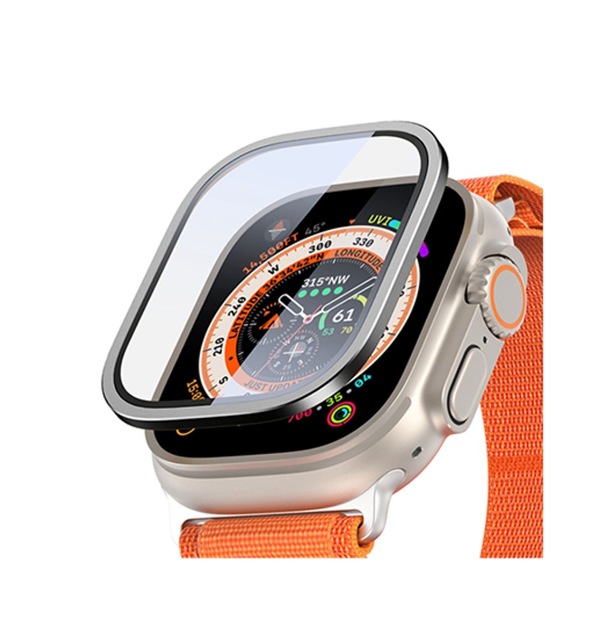 Apple Watch Ultra 1/2 (49mm) - DUX DUCIS® 2-i-1 Skærmbeskyttelse