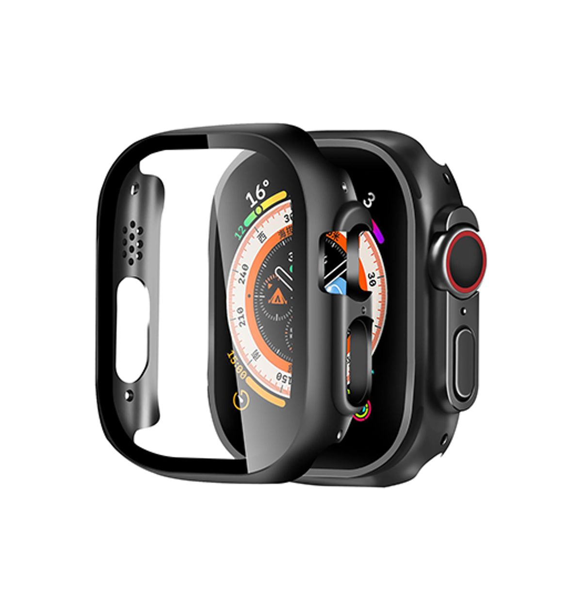 Apple Watch Ultra 1/2 (49mm) - LITO® Full 360° Cover - Sort