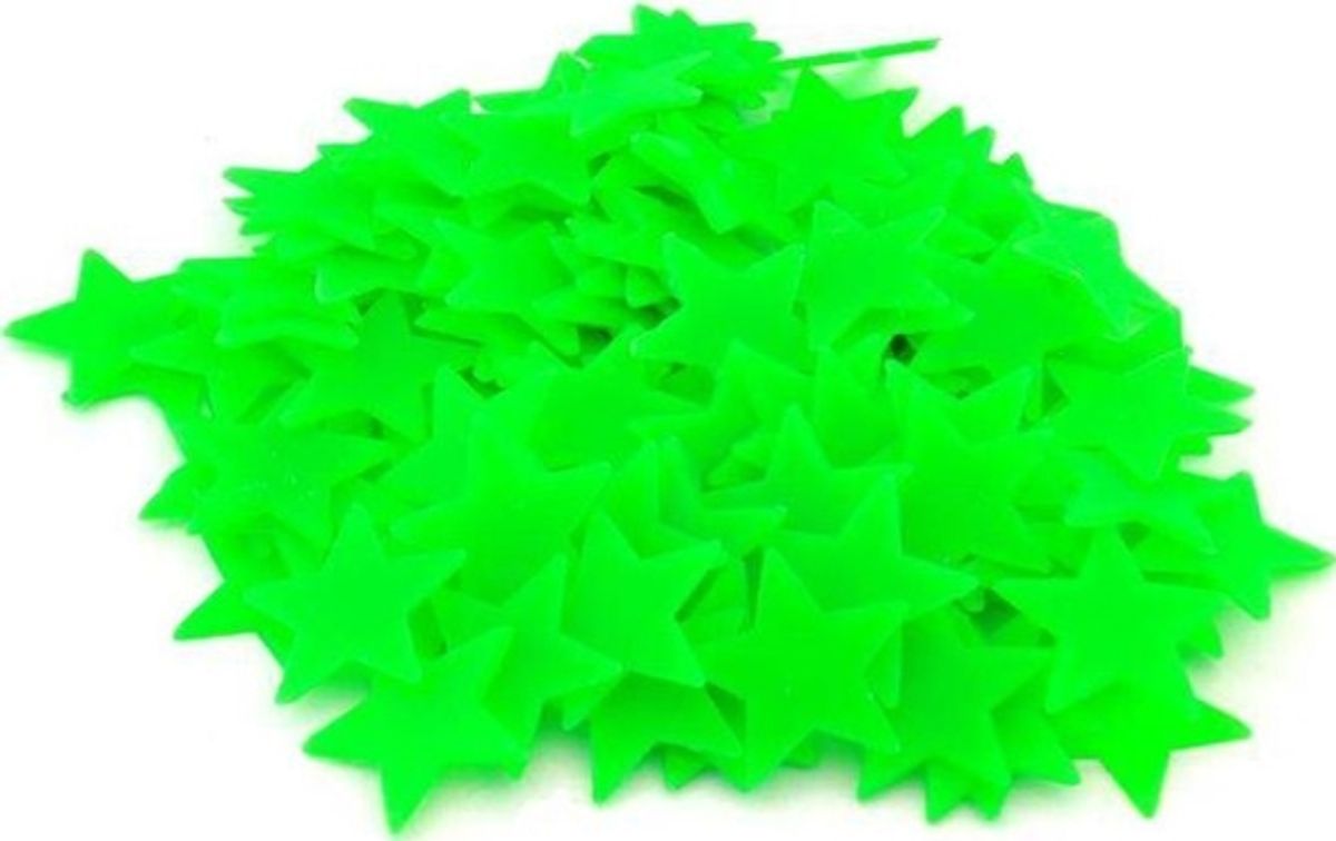 Apte Ag683 Fluorescent Stars Lighting Stickers100 Universal