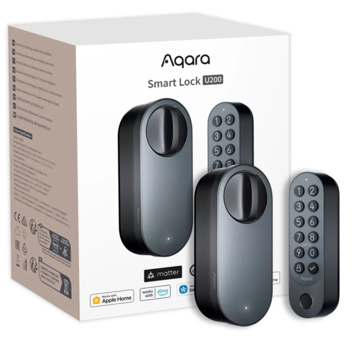 Aqara Smart Lock U200 Kit - Black