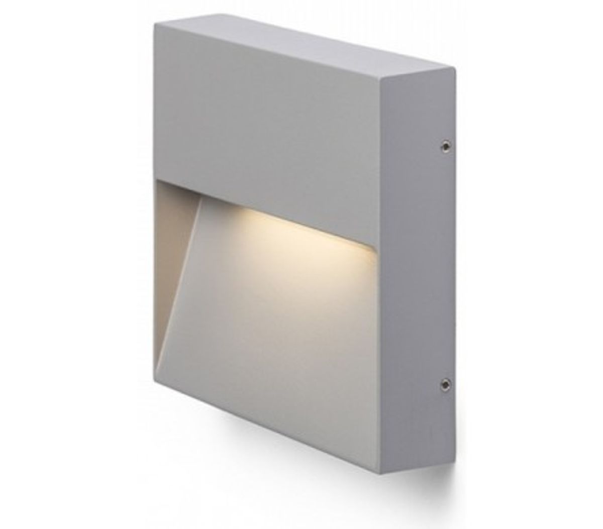 Aqila SQ Væglampe i metal 15 x 15 cm 6W LED - Grå